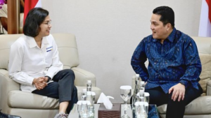 Sri Mulyani Belajar Sinergi dari Erick Thohir untuk Perkuat Kemenkeu dan PSSI