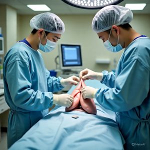 tim_medis_china_transplantasi_paru_paru_babi_ke