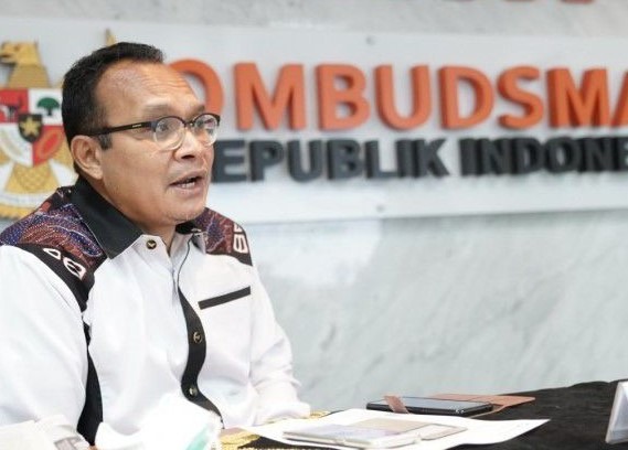 Anggota Ombudsman RI Robert Na Endi Jaweng menyampaikan keterangan soal pengawasan THR 2026