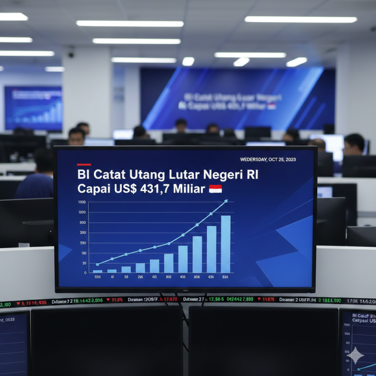 Gedung Bank Indonesia di Jakarta terkait data Utang Luar Negeri RI