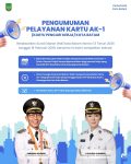 Wali Kota Batam Amsakar Achmad terkait kebijakan layanan AK/1