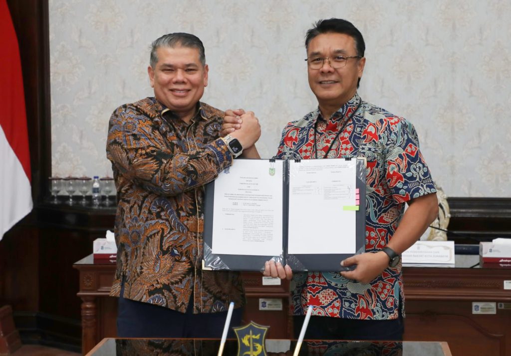 Penandatanganan kerja sama Pemko Batam dan Pemko Surabaya tahun 2026.