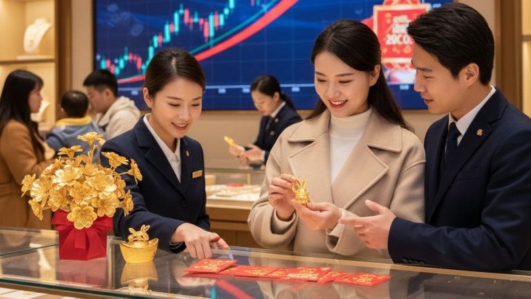 Tren hadiah emas saat Imlek 2026 di Tiongkok