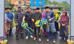 Wakil Bupati Raja Bayu Febri Gunadian mengunjungi Stand Tarempa di Bazar Akbar Ramadhan 1447 H