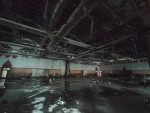 Kondisi gedung serbaguna Masjid Agung Natuna rusak berat dan terbengkalai