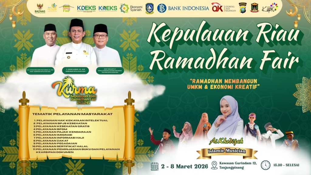 Kawasan Gurindam 12 Tanjungpinang lokasi KURMA 2026