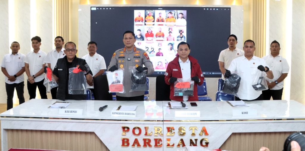 Konferensi pers Operasi Liong Seligi 2026 Polresta Barelang