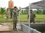 Panglima TNI Jenderal Agus Subiyanto meninjau Yonif TP 843/Patriot Yudha Vikasa di Cibitung pada hari pertama Ramadan 2026