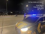 Patroli Polsek Nongsa di Bundaran Kabil Batam