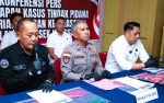 Konferensi pers kasus curas Polsek Nongsa Batam