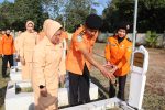 Personel Kantor SAR Natuna mengikuti upacara ziarah di TMP Ranai