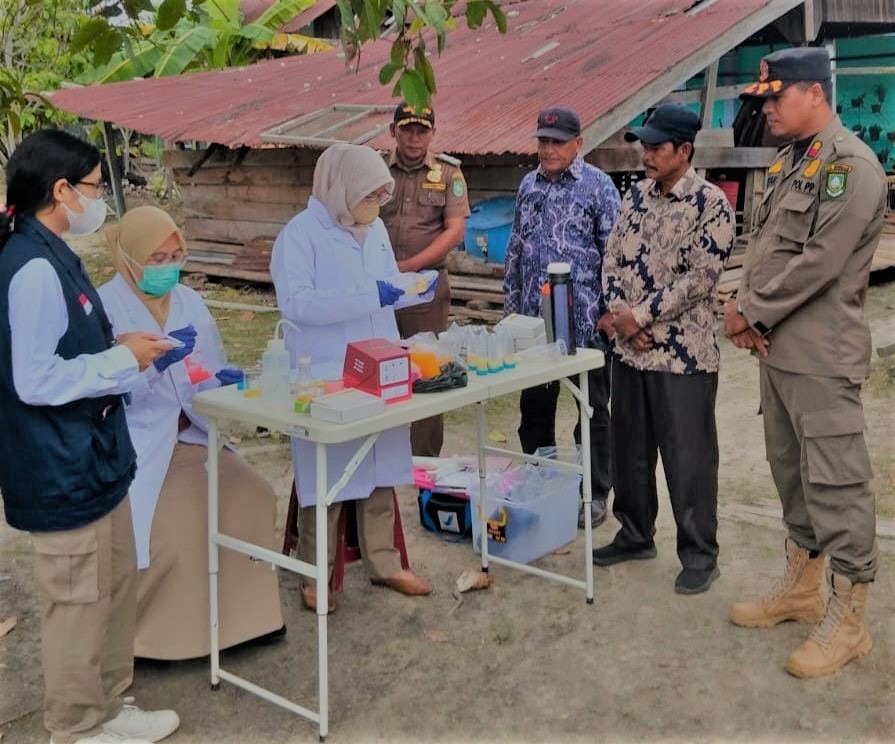 Sidak takjil oleh Disdagperin Bengkalis dan BPOM Dumai di awal Ramadhan.