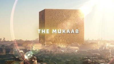 Desain kubus raksasa Mukaab di Riyadh