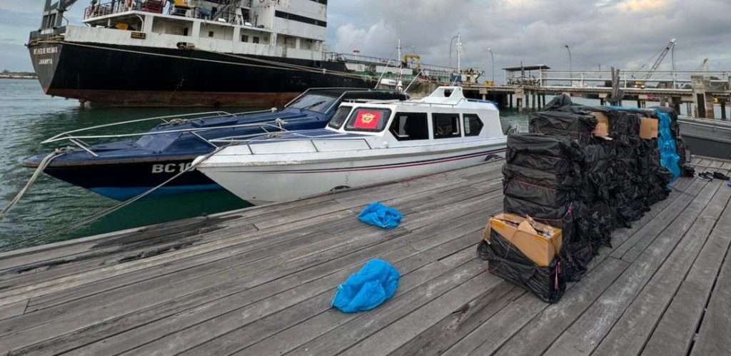 Rokok ilegal hasil penindakan Bea Cukai Batam.