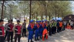 Kesiapsiagaan petugas di Pos Terpadu Pantai Piwang.
