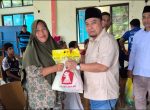 Penyaluran bantuan sembako Gerindra di Pulau Tiga Natuna