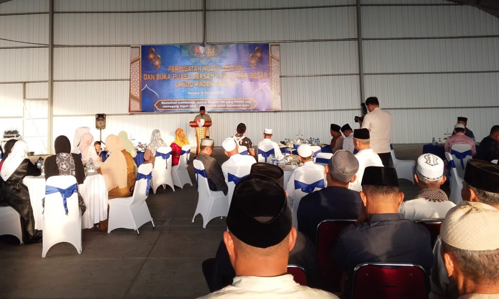 Lanud Raden Sadjad Natuna menggelar peringatan Nuzulul Quran