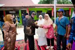 Penyerahan bantuan sembako dan pompanisasi di Kecamatan Pinggir Bengkalis