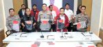 Konferensi pers Polresta Barelang kasus pembunuhan Nongsa