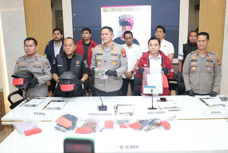 Konferensi pers pengungkapan kasus curanmor Polresta Barelang