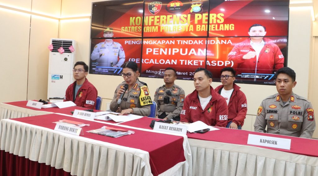 Pengungkapan kasus penipuan tiket kapal Roro di Pelabuhan Telaga Punggur.