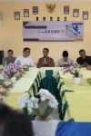 Pertemuan Bupati Karimun dengan delegasi Orien Energy membahas investasi PLTS Belat