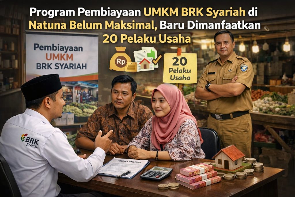 Program pembiayaan UMKM BRK Syariah Natuna