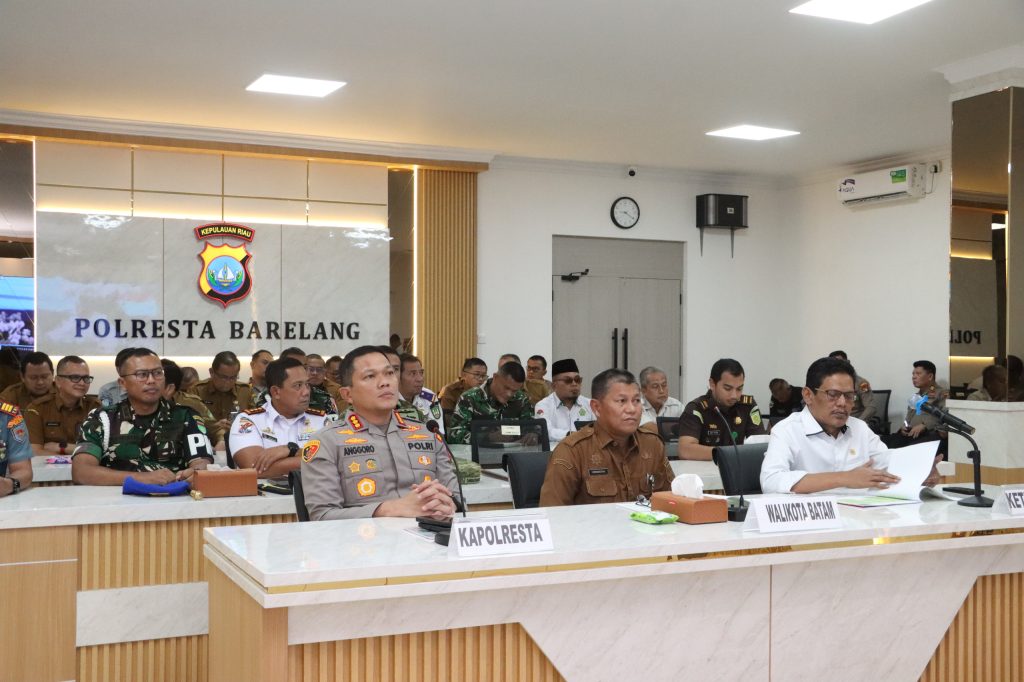 Rapat lintas sektoral Operasi Ketupat 2026 di Polresta Barelang Batam
