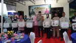 Kapolresta Tanjungpinang Kombes Pol Indra Ranu Dikarta, mengadakan safari ramadan di Polsek bandara Raja Haji Fisabilillah.