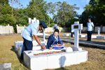 Danlanud RSA pimpin ziarah rombongan di TMP Ranai Natuna
