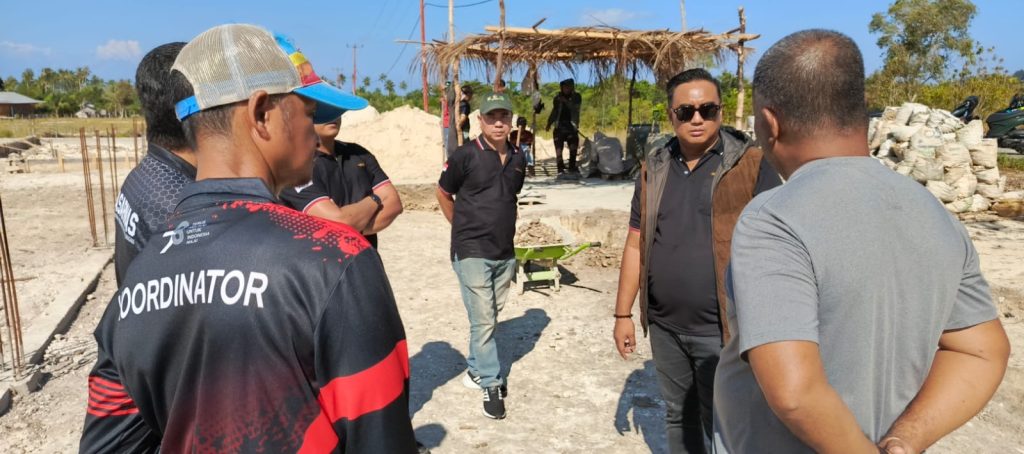Kajari Natuna tinjau pembangunan Koperasi Merah Putih di Desa Jemalik