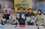 Press release pengungkapan kasus narkotika Polresta Tanjungpinang Maret 2026