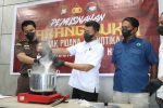 Pemusnahan barang bukti sabu oleh Satresnarkoba Polres Karimun