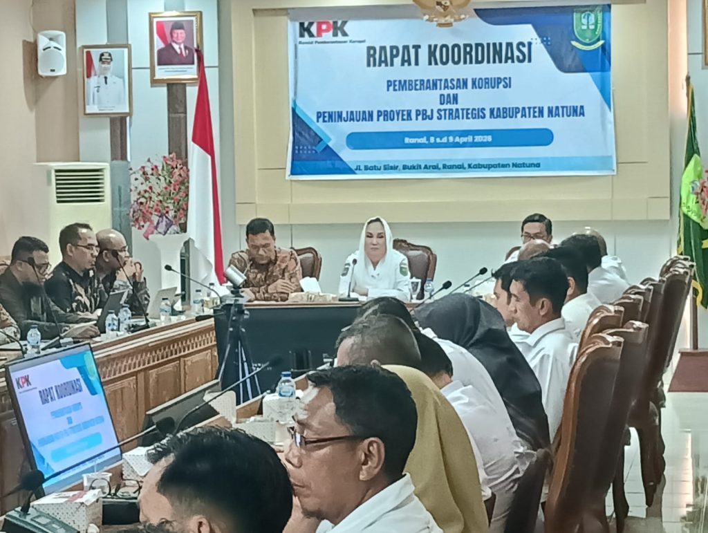 Pemkab Natuna dan KPK gelar Rakor pemberantasan korupsi di Kantor Bupati