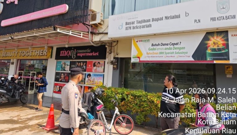 Polsek Batam Kota cek laporan keributan di Ruko Cikitsu melalui layanan 110