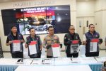 Konferensi pers Polresta Barelang ungkap kasus penggelapan mobil rental Batam
