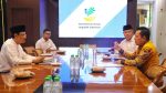 Pertemuan Gubernur Kepri Ansar Ahmad dengan Mensos Saifullah Yusuf