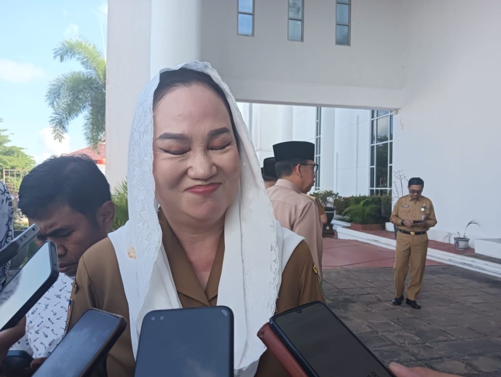 Bupati Natuna Cen Sui Lan usai upacara Hardiknas 2026