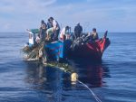 Simulasi pemasangan rumpon di Desa Cemaga Natuna oleh KPMN dan nelayan