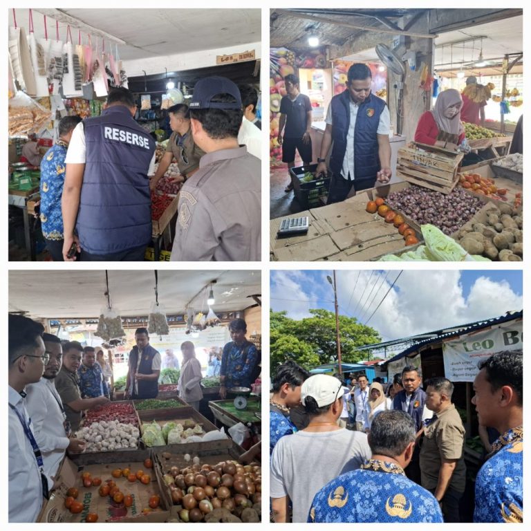 Satgas Saber Pangan Polres Bintan cek harga bapokting di pasar
