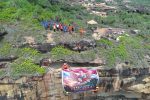 Garuda Pancasila berkibar di Geosite Tanjung Datuk Natuna pada peringatan Hari Lahir Pancasila 2026