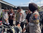 Satlantas Polres Karimun sosialisasi penertiban knalpot brong kepada orang tua pemilik kendaraan.