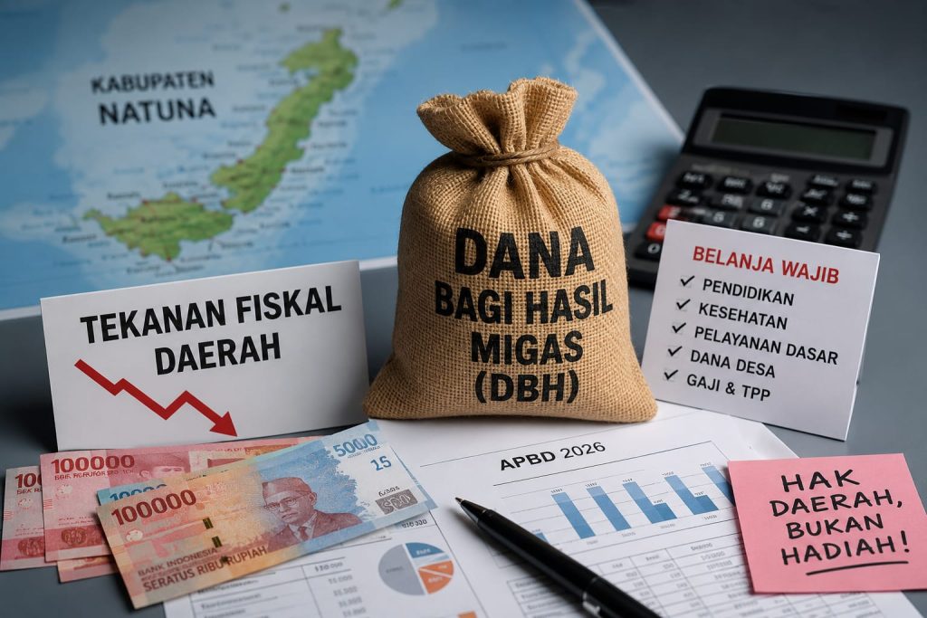 Fiskal Natuna Tertekan Akibat DBH Belum Cair