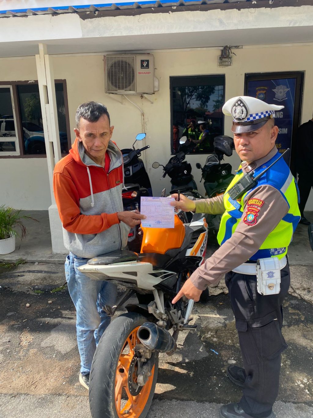 Patroli hunting Satlantas Polresta Barelang di Batam