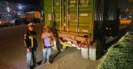 Satlantas Polresta Barelang tertibkan truk trailer tanpa lampu rem