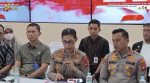Konferensi pers pengungkapan kasus narkotika jaringan antarprovinsi di Polresta Barelang.