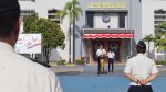 Apel pagi Lapas Batam yang dirangkaikan dengan penyematan tanda kenaikan pangkat kepada Kasubsi Bimkemaswat.