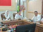 Rapat koordinasi persiapan kunjungan Menko Polkam di Kabupaten Natuna dipimpin Bupati Cen Sui Lan.