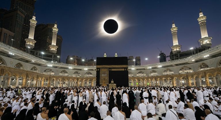 2 Agustus 2027, Makkah Gelap Total 6 Menit