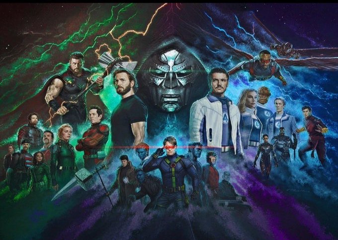 Poster film Avengers: Doomsday.